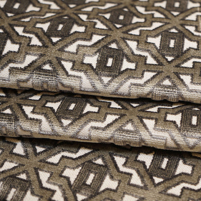 product image of Sample Foxtrot Fabric in Grey/Taupe 537