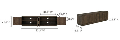 product image for Monterey Media Cabinet 15 34