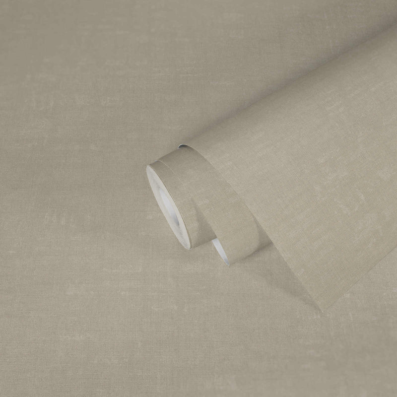 media image for Linen Effect Textured Wallpaper in Light Beige 221