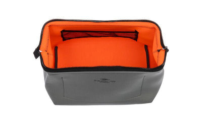 product image of wired pouch large light gray orange design by puebco 1 545