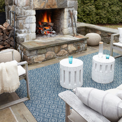 product image for Overshot Denim Rug Chilewich Chw 200264 001 3 43