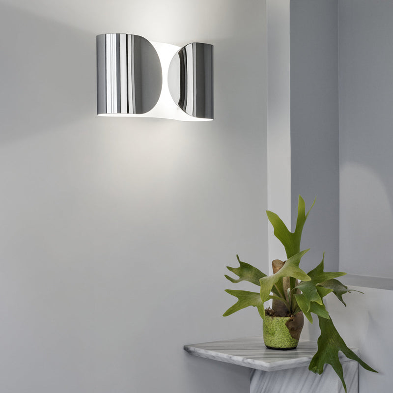 media image for Foglio Steel Wall & Ceiling Lighting in Various Colors 265
