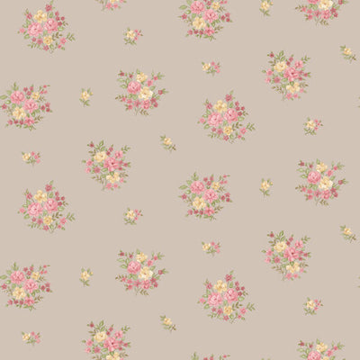 product image of Sample Floral Bunch Wallpaper in Red 566
