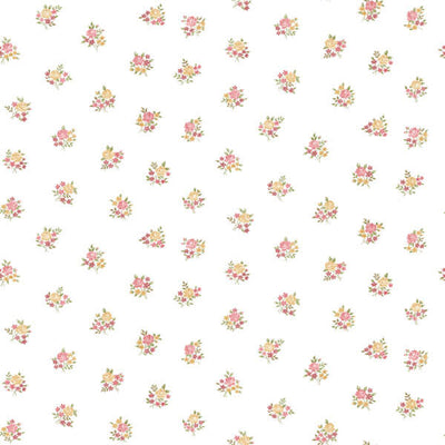 product image of Floral Motif Wallpaper in Yellow/Gold 528