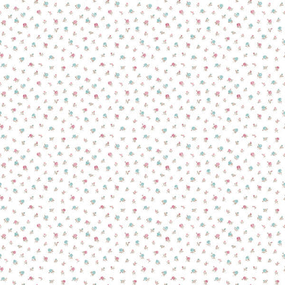 product image for Floral Toss Wallpaper in Red 81