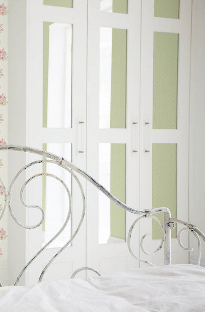 product image for Polka Dot Wallpaper in Green 98
