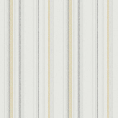 product image of Multi Stripe Wallpaper in Yellow/Gold 564