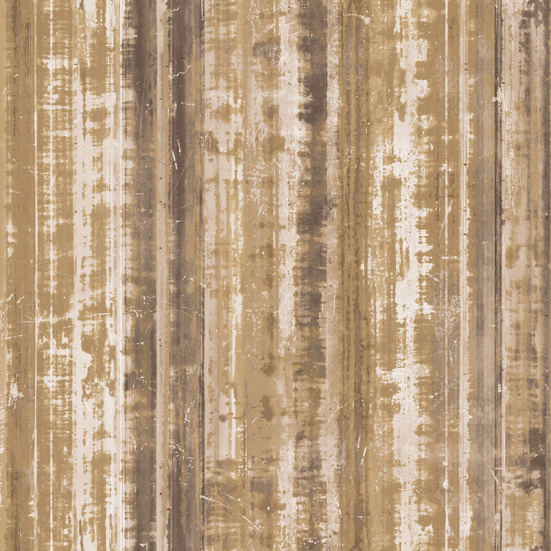 media image for sample corrugated metal gold wallpaper from the grunge collection by galerie wallcoverings 1 216