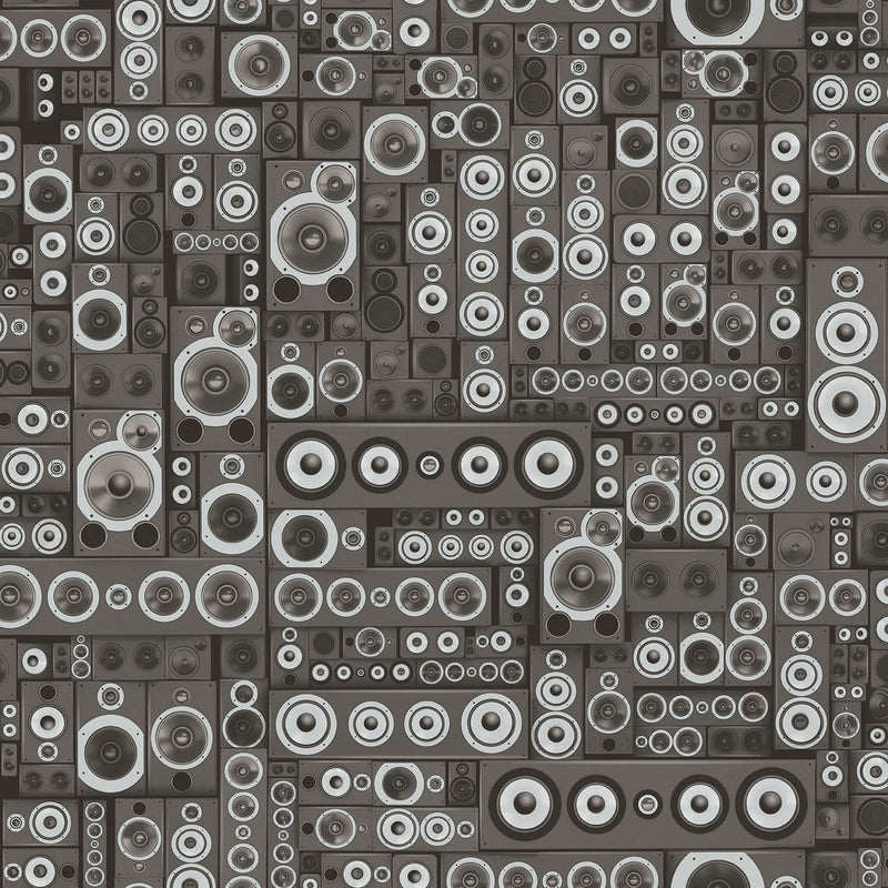 media image for sample speakers charcoal wallpaper from the grunge collection by galerie wallcoverings 1 23