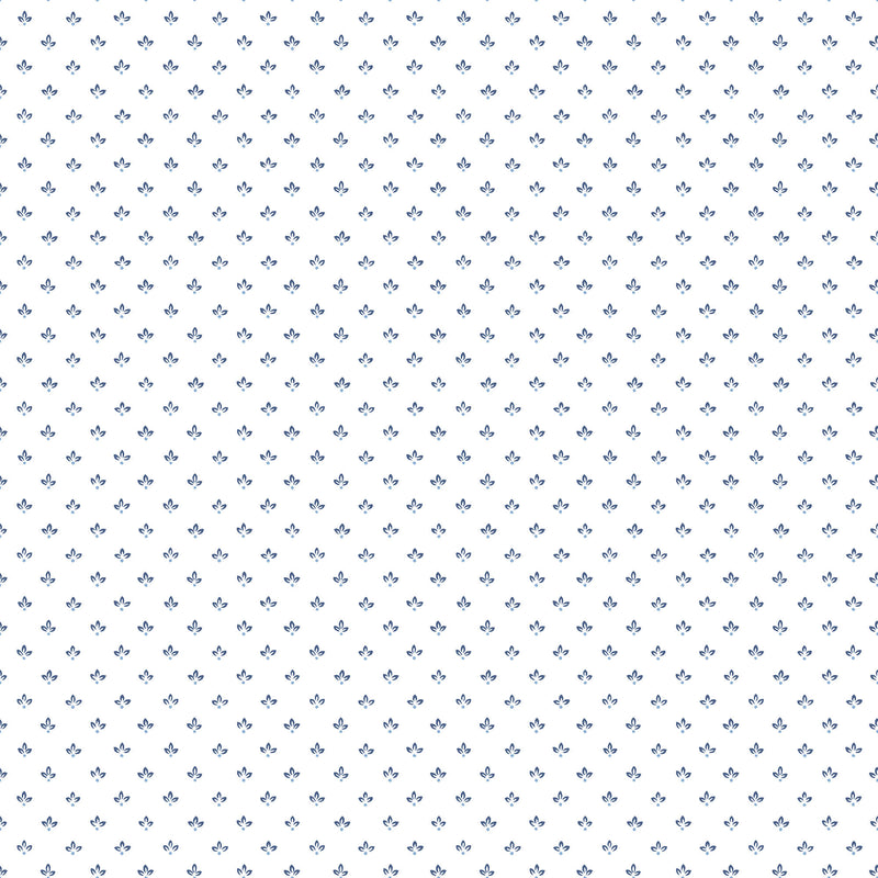 media image for Tri Leaf Navy/Blue Wallpaper from the Just Kitchens Collection by Galerie Wallcoverings 229