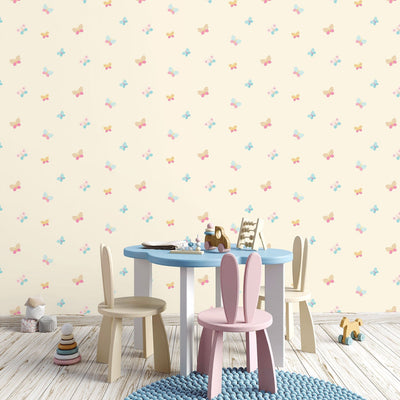 product image for Butterfly Orange Wallpaper from the Just 4 Kids 2 Collection by Galerie Wallcoverings 2