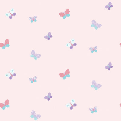 product image of Butterfly Pink Wallpaper from the Just 4 Kids 2 Collection by Galerie Wallcoverings 59