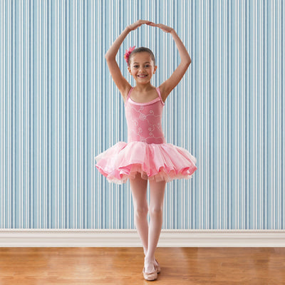 product image for Multi Striped Blue Wallpaper from the Just 4 Kids 2 Collection by Galerie Wallcoverings 61