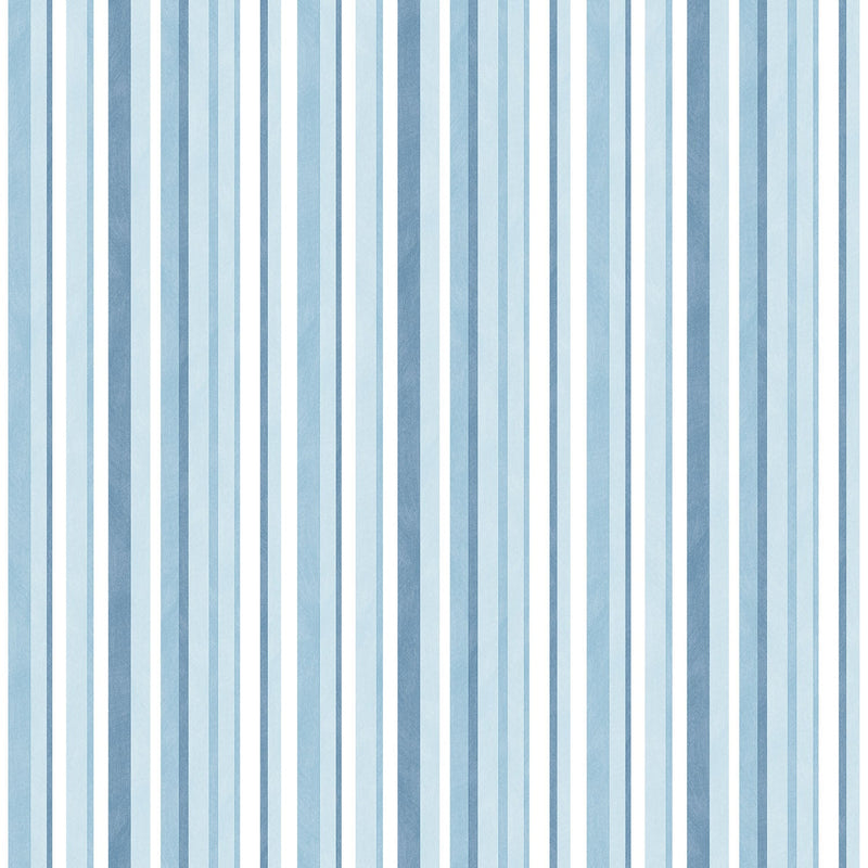 media image for Multi Striped Blue Wallpaper from the Just 4 Kids 2 Collection by Galerie Wallcoverings 250
