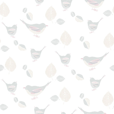product image of Bird Neutral Wallpaper from the Just 4 Kids 2 Collection by Galerie Wallcoverings 57