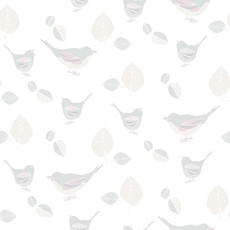 media image for Bird Neutral Wallpaper from the Just 4 Kids 2 Collection by Galerie Wallcoverings 212