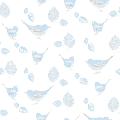 product image for Bird Blue Wallpaper from the Just 4 Kids 2 Collection by Galerie Wallcoverings 68