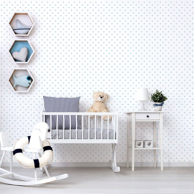 product image for Twinkle Star Blue Wallpaper from the Just 4 Kids 2 Collection by Galerie Wallcoverings 5