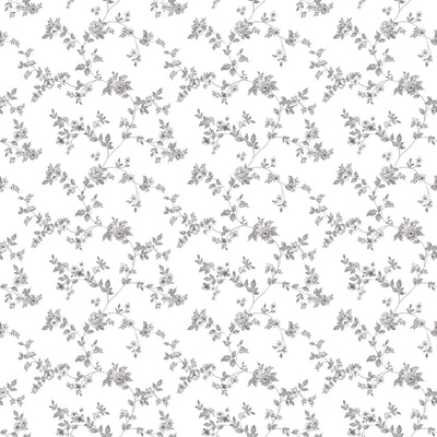product image for Delicate Floral Black/Grey Wallpaper from the Small Prints Collection by Galerie Wallcoverings 30