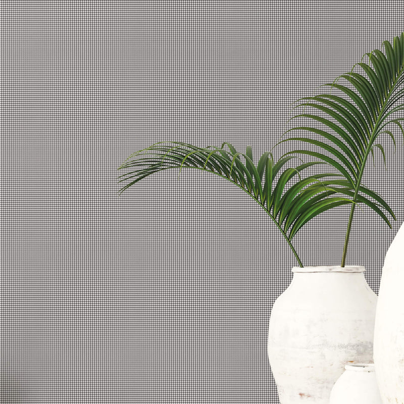 media image for Houndstooth Black Wallpaper from the Small Prints Collection by Galerie Wallcoverings 248