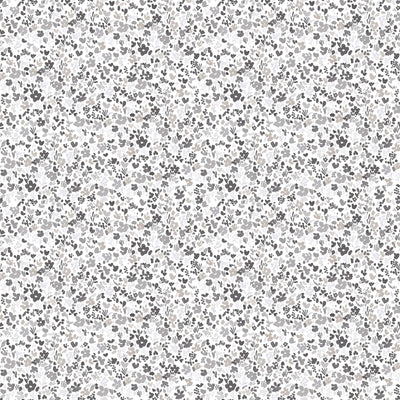 product image of Mini Mod Floral Grey/Black Wallpaper from the Small Prints Collection by Galerie Wallcoverings 566
