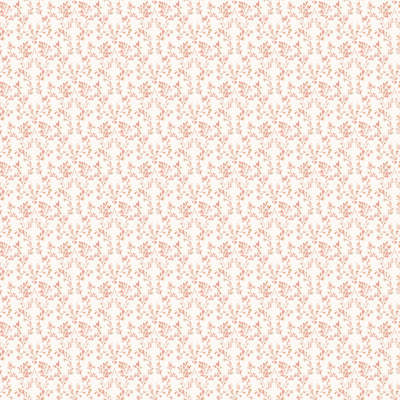 product image of sample ogee floral cranberry tan wallpaper from the small prints collection by galerie wallcoverings 1 513