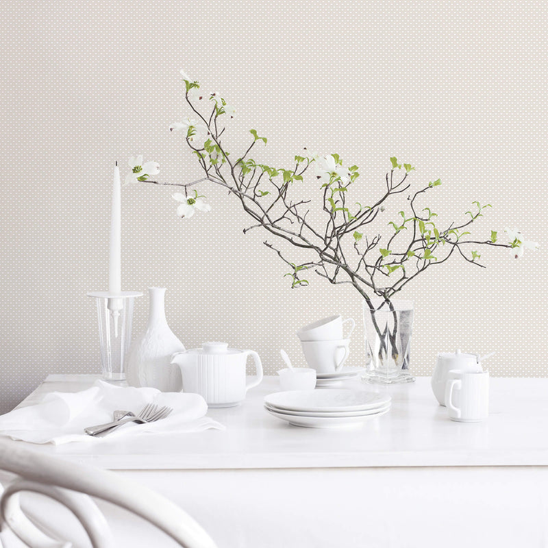 media image for Shell Top Taupe Wallpaper from the Small Prints Collection by Galerie Wallcoverings 277