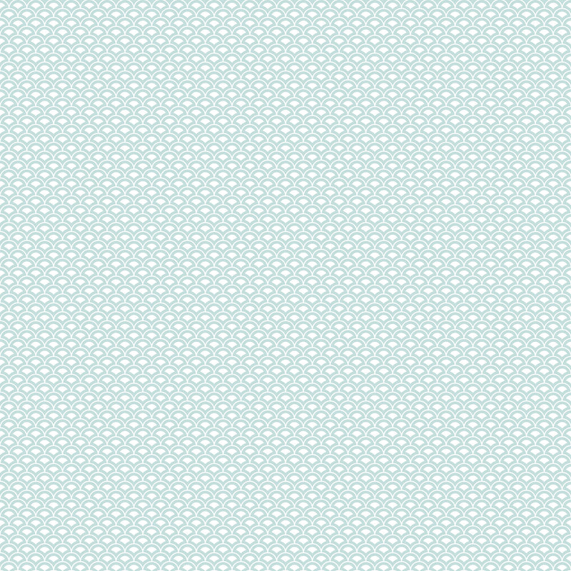 media image for Shell Top Teal Wallpaper from the Small Prints Collection by Galerie Wallcoverings 273