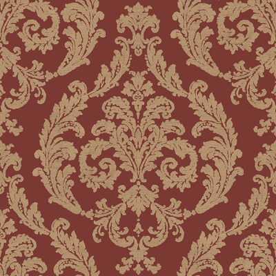 product image for Traditional Damask Red/Gold Wallpaper from the Palazzo Collection by Galerie Wallcoverings 37