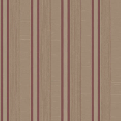 product image of Striped Tan/Maroon Wallpaper from the Palazzo Collection by Galerie Wallcoverings 571