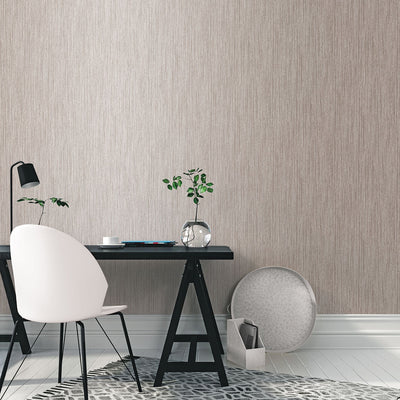 product image for Vertical Textile Taupe/Metallic Wallpaper from the Special FX Collection by Galerie Wallcoverings 3
