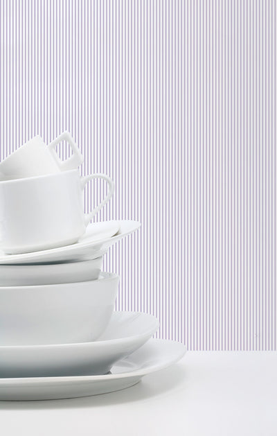 product image for Thin Stripe Lilac Wallpaper from the Miniatures 2 Collection by Galerie Wallcoverings 85