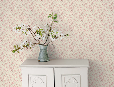 product image for Flowers Red Wallpaper from the Miniatures 2 Collection by Galerie Wallcoverings 86