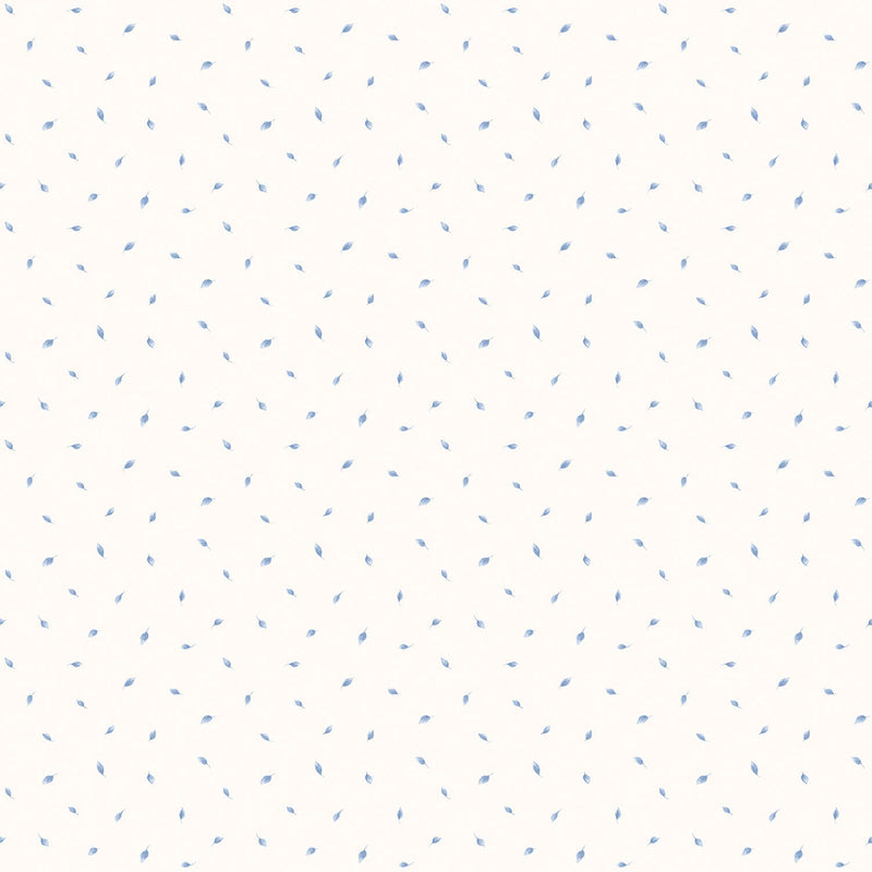 media image for Polka Dot Leaves Blue Wallpaper from the Miniatures 2 Collection by Galerie Wallcoverings 265