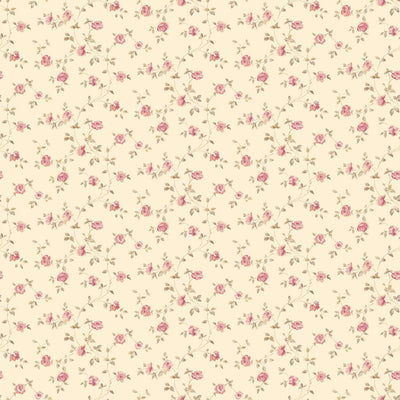 product image for Floral Red Wallpaper from the Miniatures 2 Collection by Galerie Wallcoverings 36