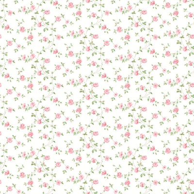 product image for Floral Red/Green Wallpaper from the Miniatures 2 Collection by Galerie Wallcoverings 31