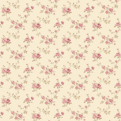 product image of sample floral trail green red wallpaper from the miniatures 2 collection by galerie wallcoverings 1 546