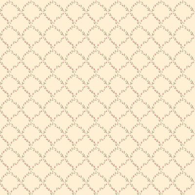 product image for Trellis Red/Brown Wallpaper from the Miniatures 2 Collection by Galerie Wallcoverings 66