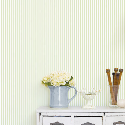 product image for Striped Green Wallpaper from the Miniatures 2 Collection by Galerie Wallcoverings 19