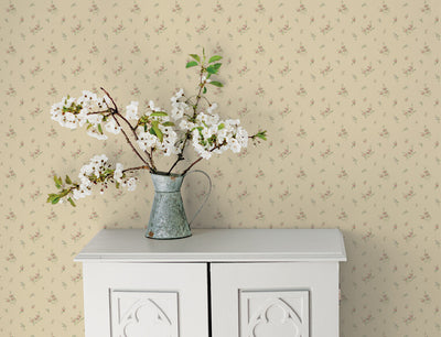 product image for Tiny Roses Pink Wallpaper from the Miniatures 2 Collection by Galerie Wallcoverings 62