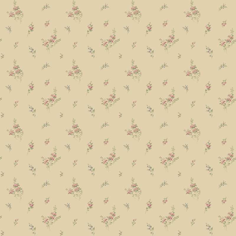 media image for Tiny Roses Pink Wallpaper from the Miniatures 2 Collection by Galerie Wallcoverings 28