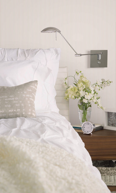 product image for Striped Beige/Ivory Wallpaper from the Miniatures 2 Collection by Galerie Wallcoverings 13