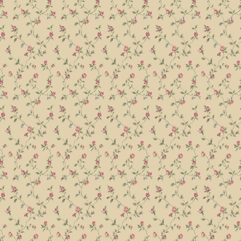 media image for Trellis Vines Multi Wallpaper from the Miniatures 2 Collection by Galerie Wallcoverings 248