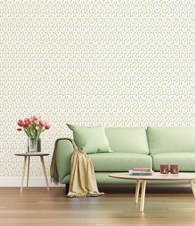 product image for Trellis Vines Pink/Green Wallpaper from the Miniatures 2 Collection by Galerie Wallcoverings 19