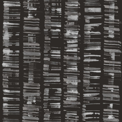 product image of Aztec Wallpaper in Black, Grey, Silver from the Bazaar Collection by Galerie Wallcoverings 575