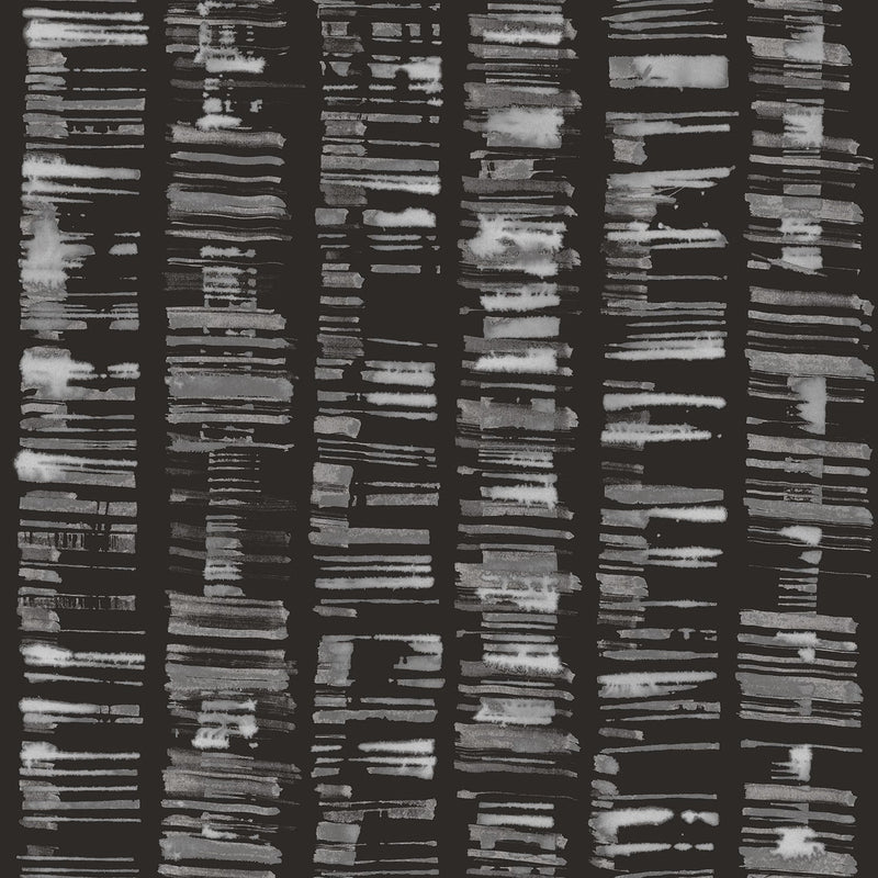 media image for Aztec Wallpaper in Black, Grey, Silver from the Bazaar Collection by Galerie Wallcoverings 273