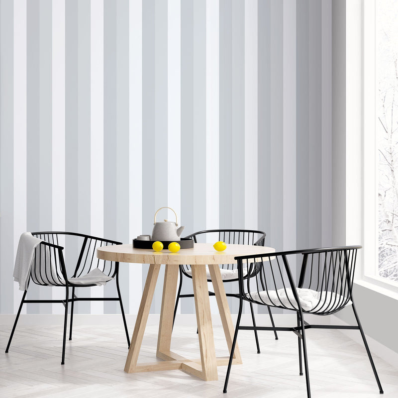 media image for Secret Stripe Grey Wallpaper from the Secret Garden Collection by Galerie Wallcoverings 281