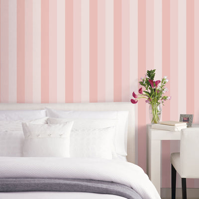 product image for Secret Stripe Pink Wallpaper from the Secret Garden Collection by Galerie Wallcoverings 25