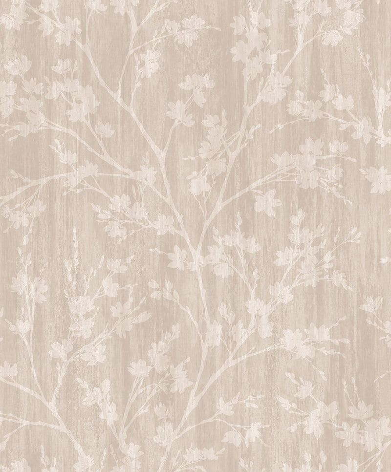 media image for sample wispy branches taupe wallpaper from the secret garden collection by galerie wallcoverings 1 298