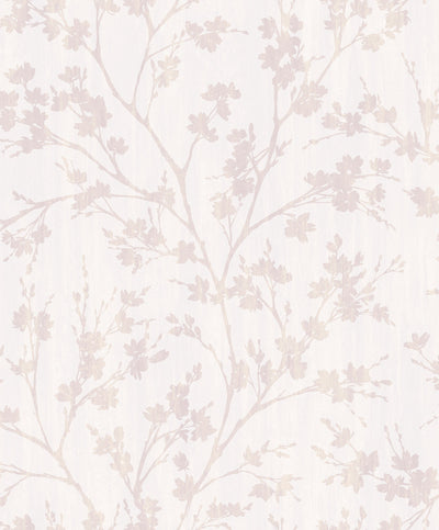 product image for Wispy Branches White Wallpaper from the Secret Garden Collection by Galerie Wallcoverings 16